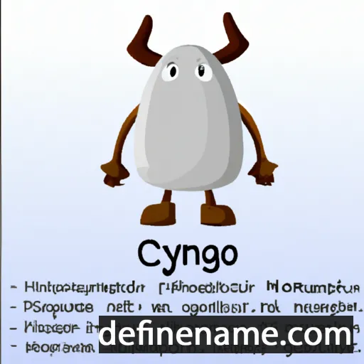 Cynog cartoon