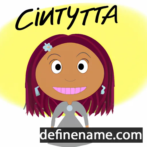 Cyntia cartoon