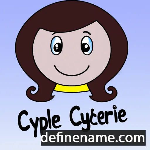 Cyprienne cartoon