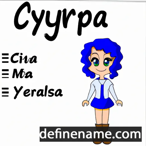 Cyrenia cartoon