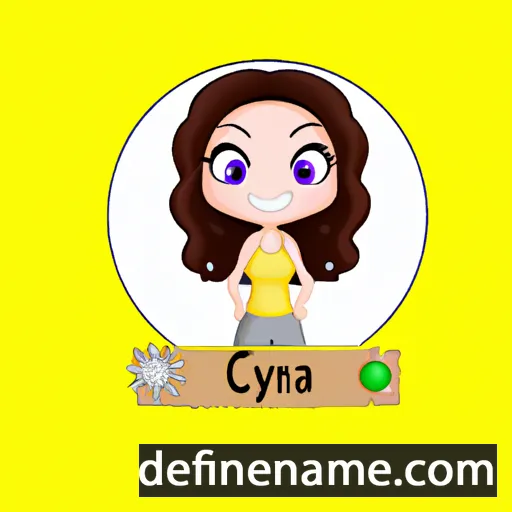 Cyria cartoon