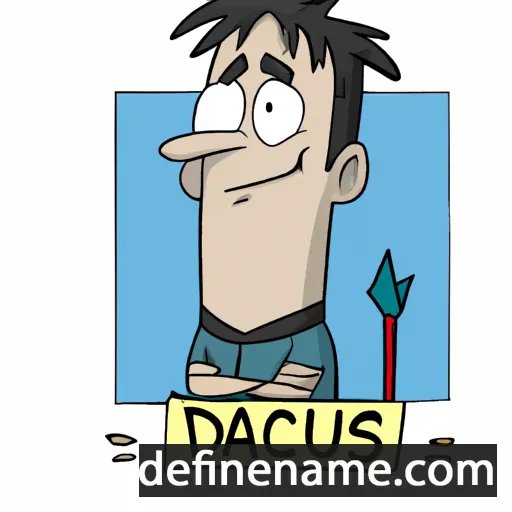 Dacius cartoon