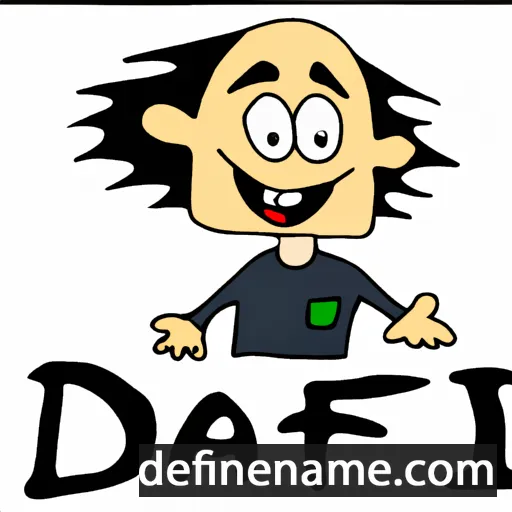 cartoon of the name Dafi