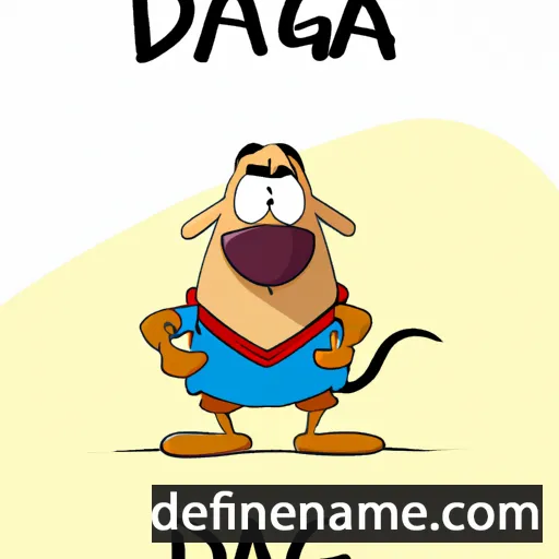 Daga cartoon