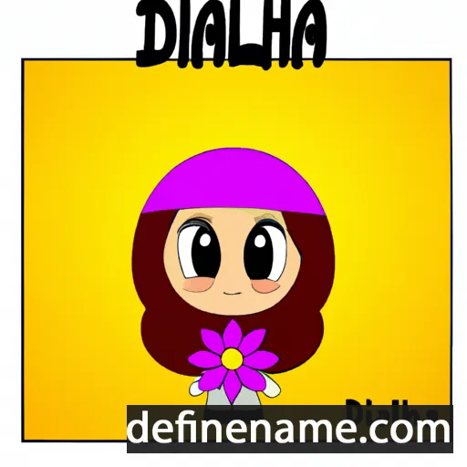 Dahliah cartoon