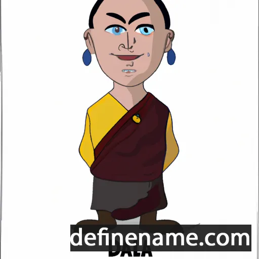 cartoon of the name Dalai