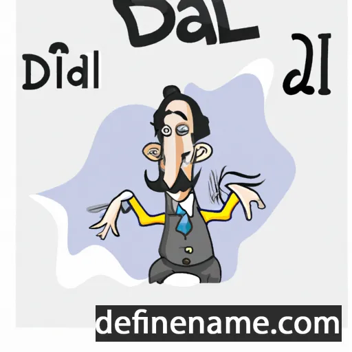 cartoon of the name Dali