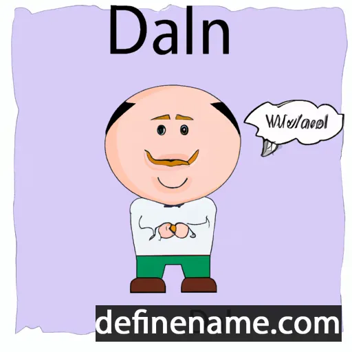 cartoon of the name Dalian