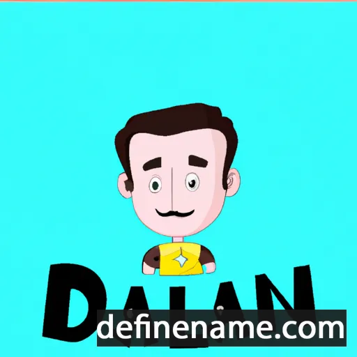 Dallán cartoon