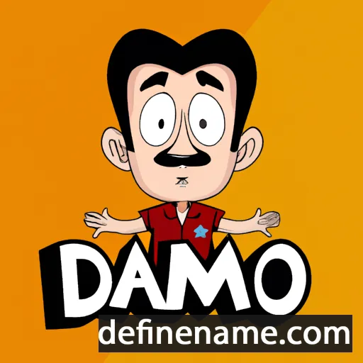 Dámaso cartoon