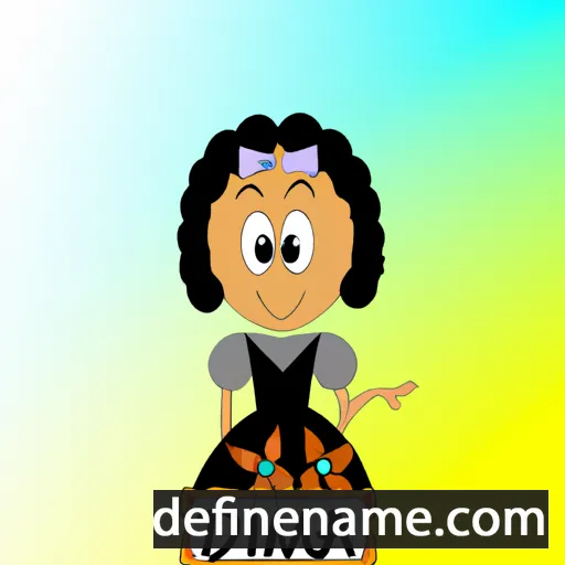 cartoon of the name Dalmira