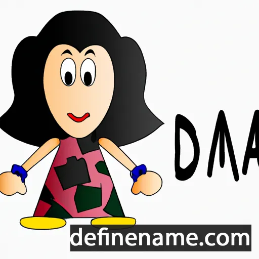 cartoon of the name Dama