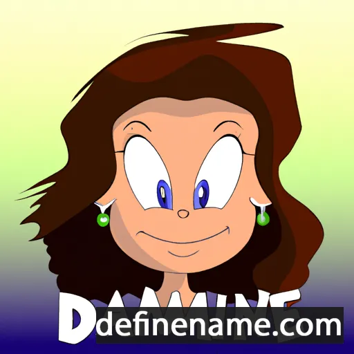 Damienne cartoon