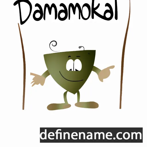 Damoklea cartoon