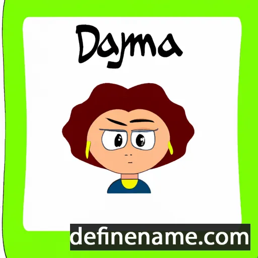 Damya cartoon