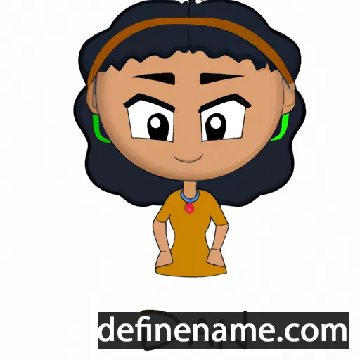 cartoon of the name Danai