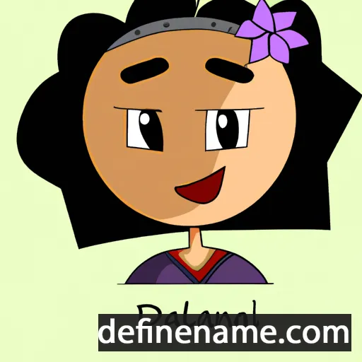 cartoon of the name Danali