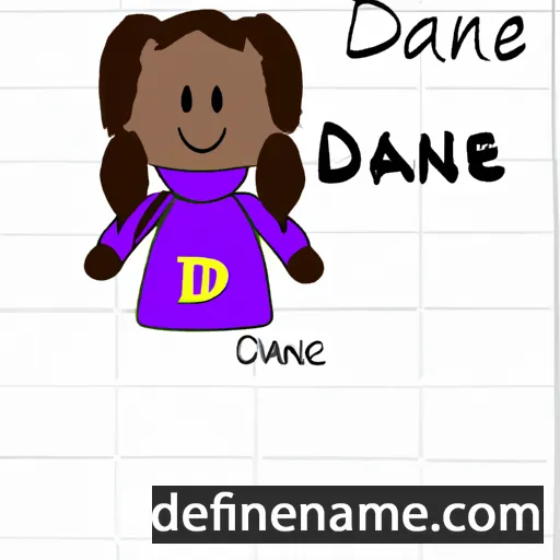 Danée cartoon