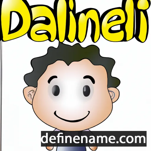 cartoon of the name Danieli