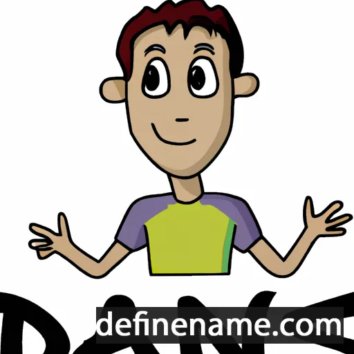 cartoon of the name Danis