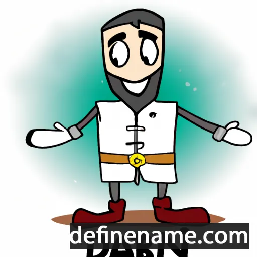 cartoon of the name Dardan