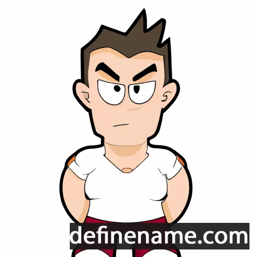 cartoon of the name Darian