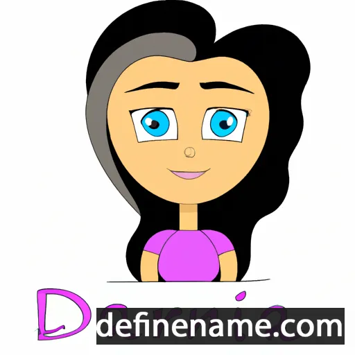 cartoon of the name Dariana