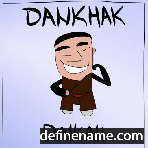 cartoon of the name Darkhan