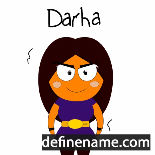 Darsha cartoon