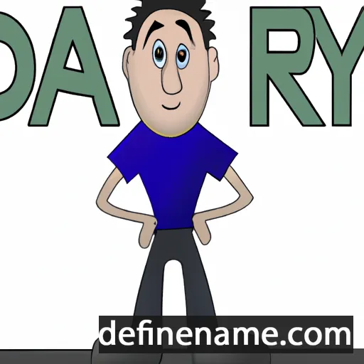 cartoon of the name Dary