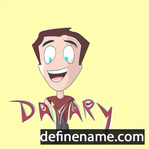 cartoon of the name Daryn