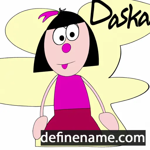 Daška cartoon