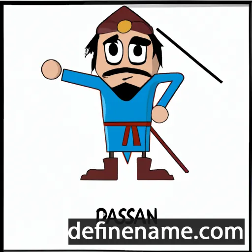 cartoon of the name Dastan