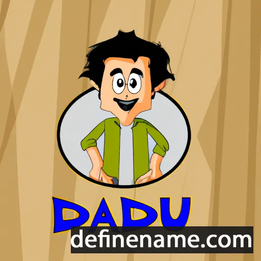 cartoon of the name Daud