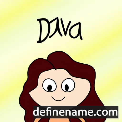 Davida cartoon