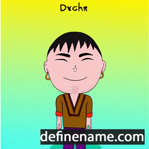 Dechen cartoon