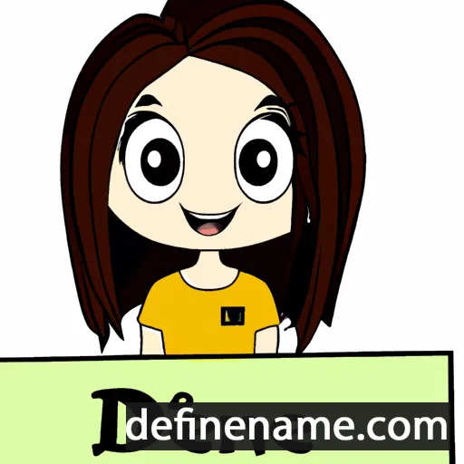 Defne cartoon