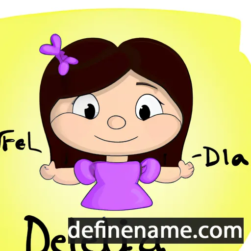 Delfina cartoon