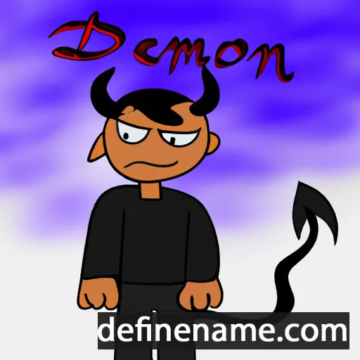 Demon cartoon