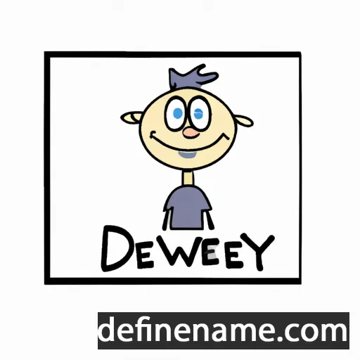 Dewey cartoon