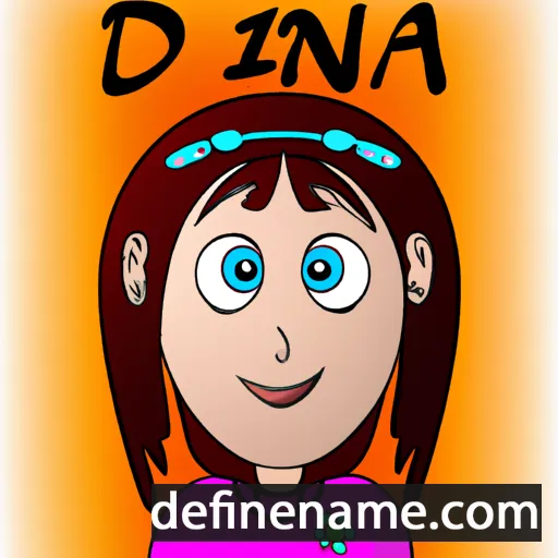 Dina cartoon