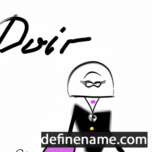 Dior cartoon