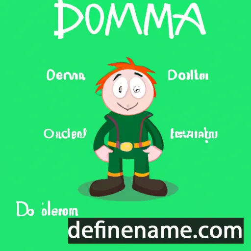 Dòmhnall cartoon