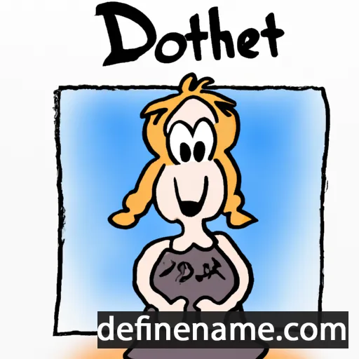 Dörthe cartoon