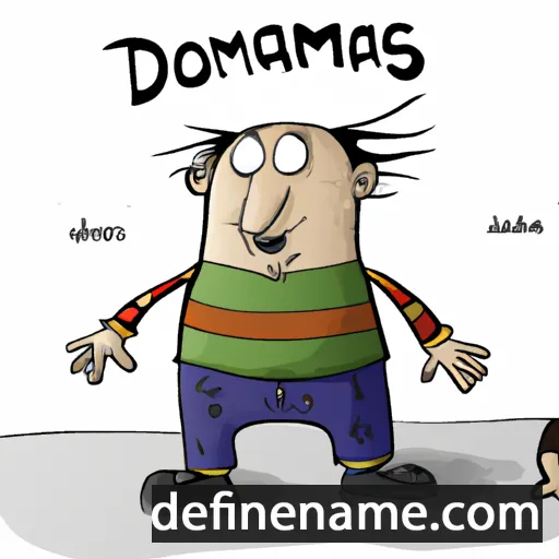 Domantas cartoon