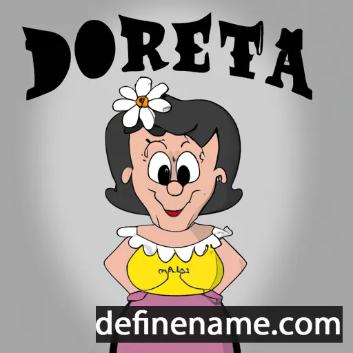 Doretta cartoon