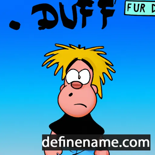 Duff cartoon