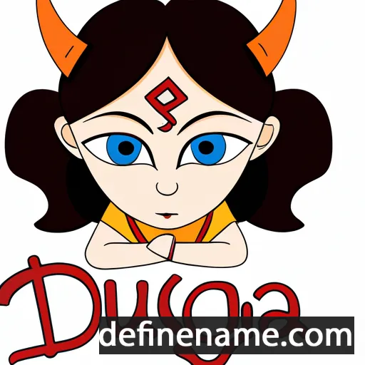 Durga cartoon