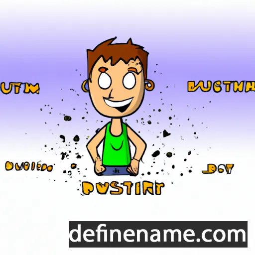 Dustin cartoon