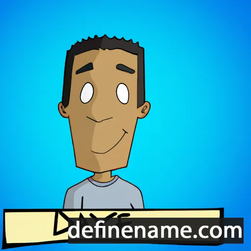 Dwayne cartoon